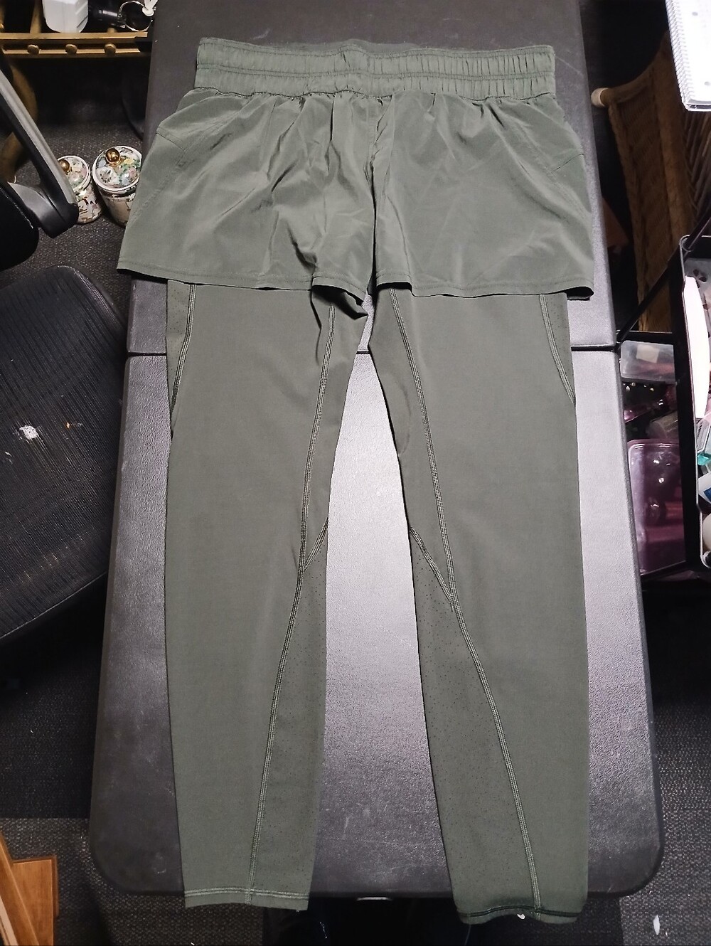 lululemon athletica Olive Green Skirted Leggings - Picture 4 of 4